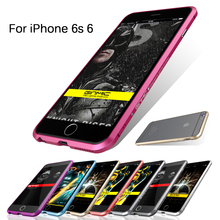 Cellphone Cover Bag for iPhone 6 s 6 GINMIC 3D Cutting Blade Metal Bumper Case for iPhone 6s 6
