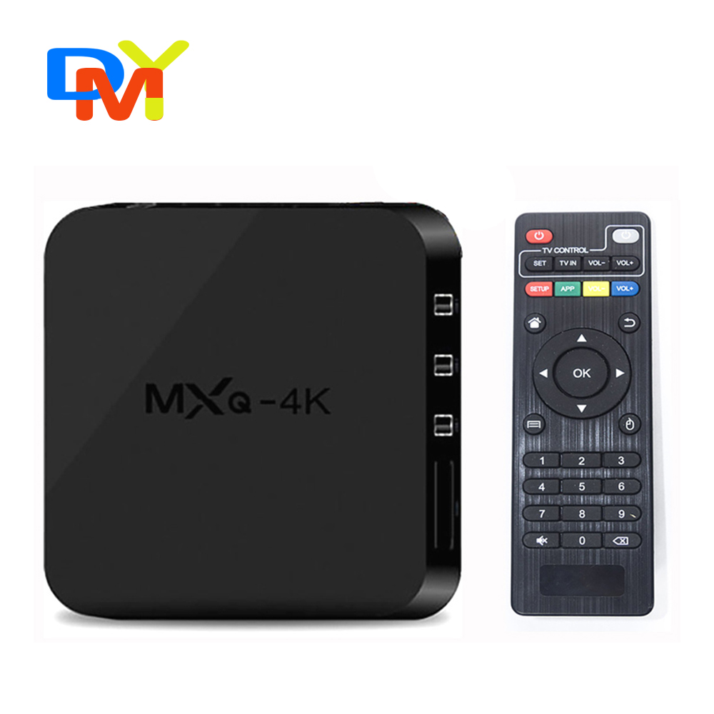 MXQ-4K RK3229 Quad Core Android TV Box 1G/8G WiFi HDMI2.0 4K H.265 10Bit KODI Smart TV Box Google Play Store