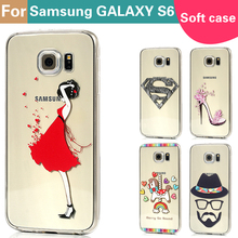 2015 Fashion soft case for Samsung Galaxy S6 G9200/G920f/G920i/G920A/G920K/G920L ultra thin mobile back cases
