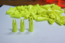 Free shipping new wholesale 500 pcs yellow arrow nock for 7.0mm shaft hunting for hunter knock archery bow