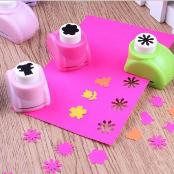 Paper Punch Kid Child Mini Printing Hand Shaper Scrapbook Tags Cards Craft DIY Cutter Tool 1