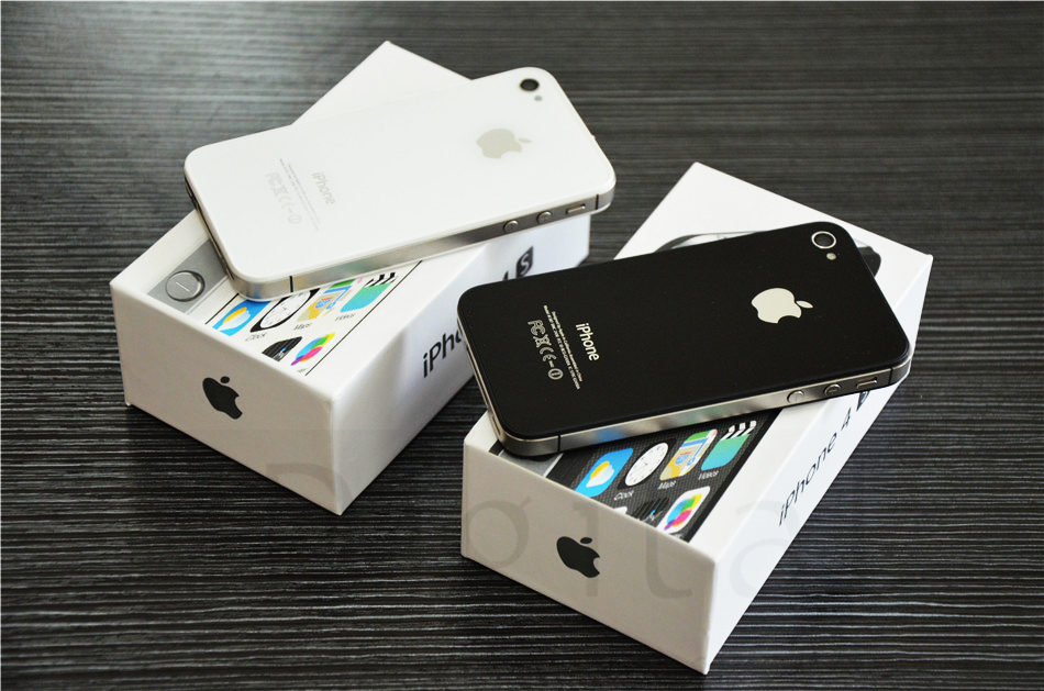100% Original Apple iPhone 4S Unlocked Phone 16GB/32GB/64GB 3.5"IPS IOS 8 Dual Core 8MP NFC WIFI GPS 3G WCDMA Smart Mobile Phone