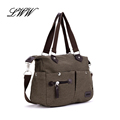 New Famous Brand Women Bag Canvas Handbag Large Capacity Girl Messenger Bag Shopping Tote Bag Crossbody