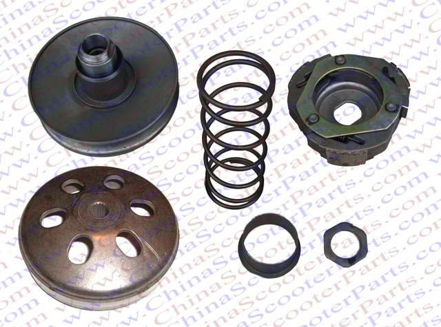 142MM 19T font b GY6 b font Clutch Assembly 125CC 150CC 152QMI 157QMJ Baotian Jmstar Jonway