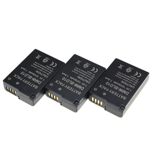 New Arrival 3PCS 7 2V 1010mAh DMW BLD10E DMW BLD10 BLD10 Battery For Panasonic DMC
