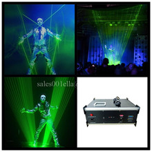 Hot sale1w Green Laser Stage Light Laserman Show Equipment Laser Man font b Projector b font