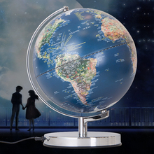 25cm LED Globe Table Lamp Geography Teaching Satellite Population Distribution World Map Light Kids Lamp Gift Home Office Decor