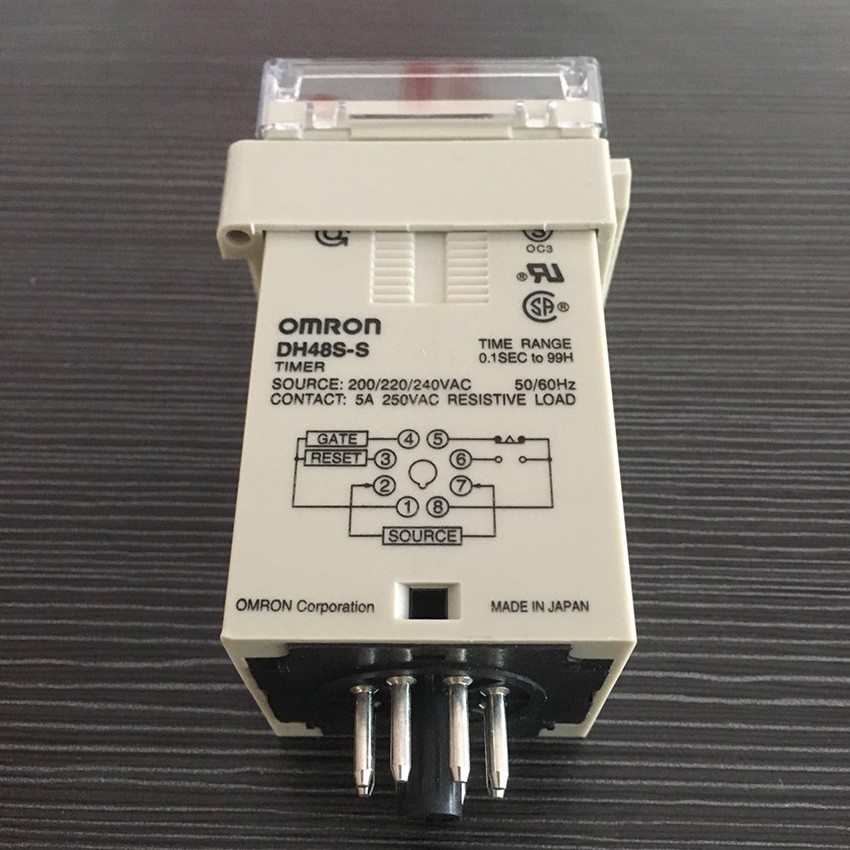 DH48S-S 12V//24V//220//240V relais temporisé timer avec socket base répéter cycle