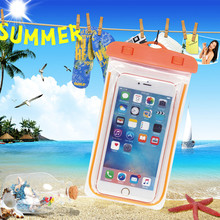 Noctilucent Waterproof Phone Bag For Sony Xperia M C1905 C1904 Dual C2004 C2005 M2 S50h D2303 D2305 D2306 M4 E2303 E2333 E2353