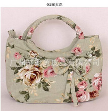 50pcs/lot Women’s Boho Canvas Casual Shoulder Tote – Beach Bag