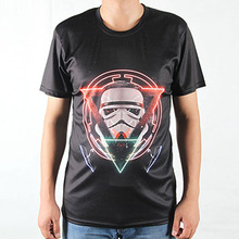 Empire Star Wars Men Fashion 3D T Shirts Tee Short Sleeve Yoda Darth Vader Designer Man