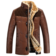 2015 winter jacket men duck down jacket men overcoat male fashion warm snow jacket thicken clothing man stand collar big size