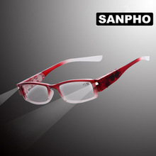 Multi Strength LED Reading Glasses Eyeglass Spectacle Diopter Magnifier Light UP+1.0 +1.5 +2.0 +2.5 +3.0 +3.5 Diopter