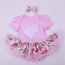 12 colors Newborn Baby girls clothes Infant Clothing Jumpsuit Halloween Romper Dress Cotton Solid Girls dress+Headband 2pcs/sets