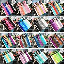 Pretty Knot Elastic Hair Tie Hairband Rubber Band Ponytail Holder Bracelets Silk cloth knotted headwear hair accessories simple