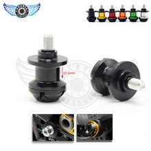 New aksesoris motor, Cnc Billet aluminium Swingarm gulungan slider merah for KTM 390 200 125 Duke RC125 RC200 RC390 13-15