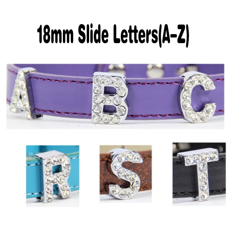 Popular Rhinestone Letter Dog CollarBuy Cheap Rhinestone Letter Dog