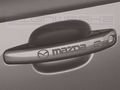 Mazda Door Handle Decal Sticker emblem mazda 3 mazda 6 cx 5 miata