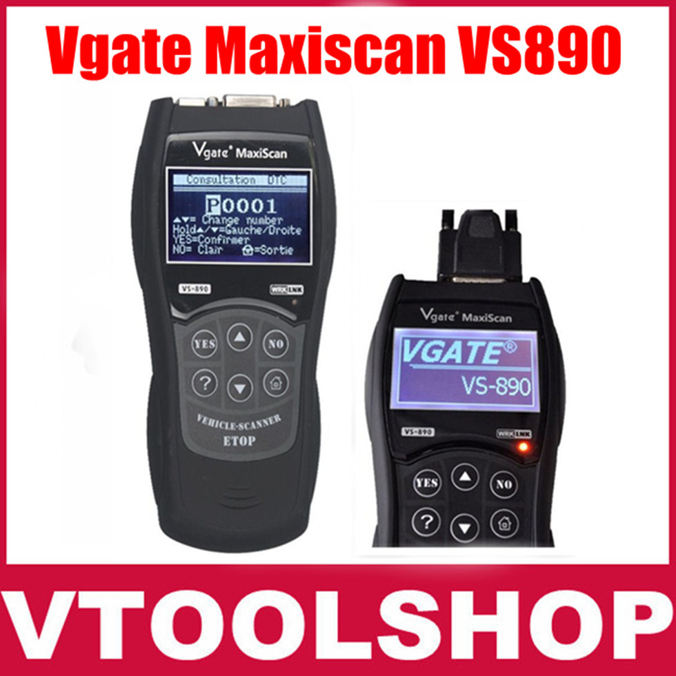  2015  Vgate Maxiscan VS890 OBD 2   ,  MB880   VS890   3  
