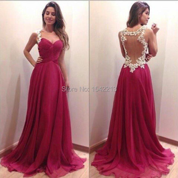 vestidos elegantes largos juveniles 2014