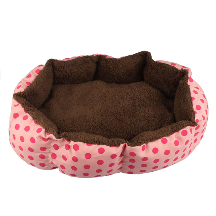 Hot Pretty lovely design Soft Fleece Pet Dog Puppy Cat Warm Bed House 