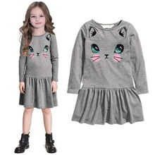 2016 Kids Dresses Girl Party Dress Fashion Spring Baby Girls Clothes Children Vetement Robe Fille Costume Vestido Infantil