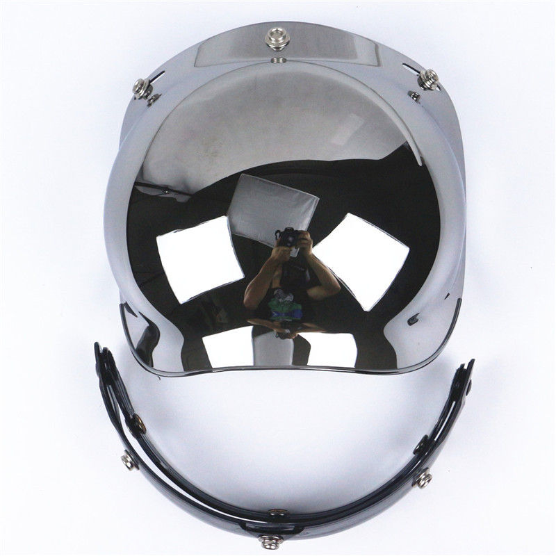 Free shipping 3 snap open face font b helmet b font visor vintage motorcycle font b