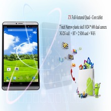 7 Inch Android4 4 Quad Core 1GB 8GB Tablets Pc FM WiFi Bluetooth 2G 3G Phone