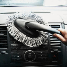 1PC brand new Multi-functional Car Duster Cleaning Dirt Dust Clean Brush Dusting Tool Mop Gray Brush bt-001