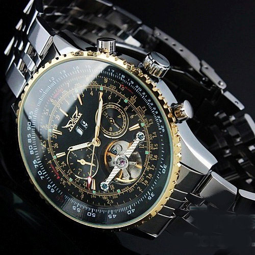 New Military full Steel Brand Automatic Self wind Relogio Masculino Watch Mechanical Fashion Luxury Men Watch