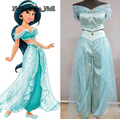 Adult Women Girl Children Anime Aladdin Princess Jasmine Cosplay Costume Clothing