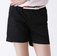 New 2015 candy color summer shorts women korea style plus size cotton hot sale fashion ladies