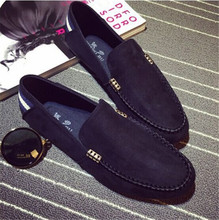 Men Loafers Shoes 2015 British Style Best Quality Handmade Moccasins Casual Slip On Flats Driving Shoes