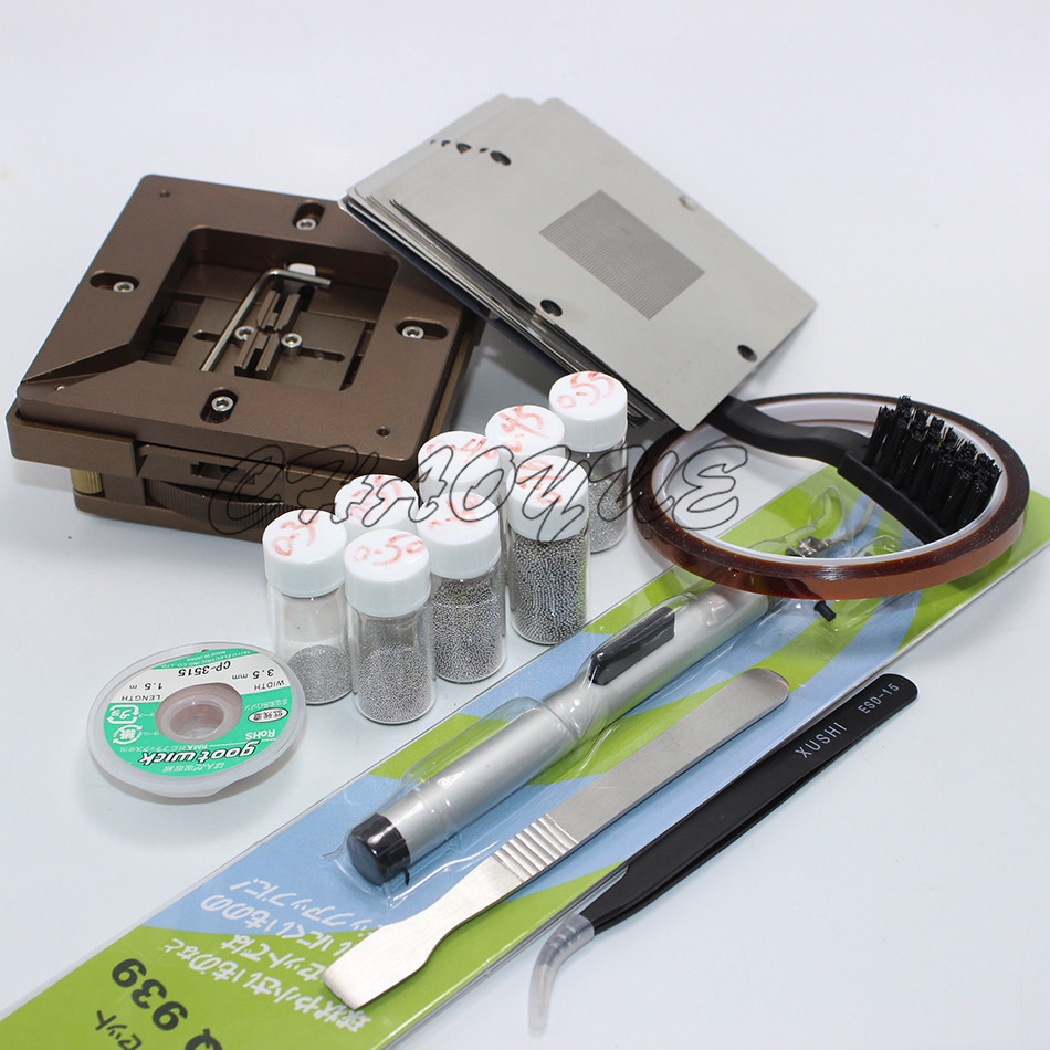 Buy BGA reballing kit, universal BGA Jig Holder, 80/90mm BGA reball station