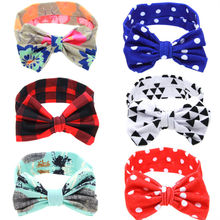 1PC Infant Baby Bow Hnot Headband Girls Turban Knot Kids Floral Hair Band Free shipiing