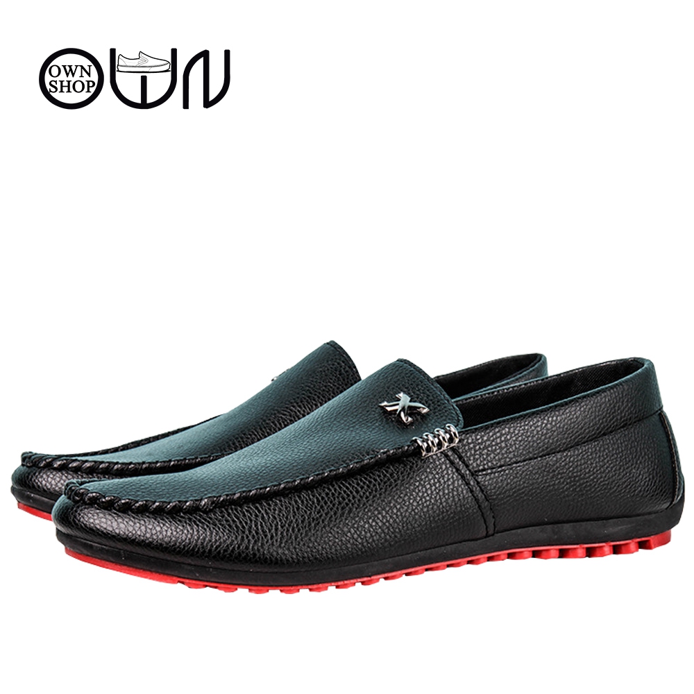 fake red bottom loafers