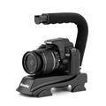 C Shape Stabilizer Handle Flash Bracket Holder Video for DSLR SLR Camera Phone flash Hot Worldwide
