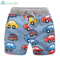 Grandwish Summer Cars Denim Shorts for Boys Cartoon Beach Jeans Shorts for Children Boy s Pattern