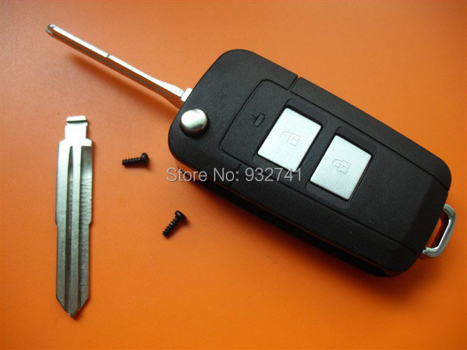 Hyundai Santa Fe, 03 Elantra Modified Key Shell 2 Butons With Battery Clamp(4).jpg