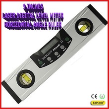 Alta calidad 9 en. digital herramienta de nivel láser horizontal de medición de ángulos decoración herramienta de instalación gradienter envío gratis