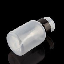 Empty Pump Dispenser Liquid UV Gel Polish Nail Art Polish Remover Cleaner Acetone Bottle 210ml Polish