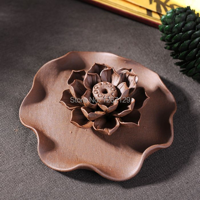Купить оригинальные Грубая керамика joss stick плита аромат lotus lotus ...