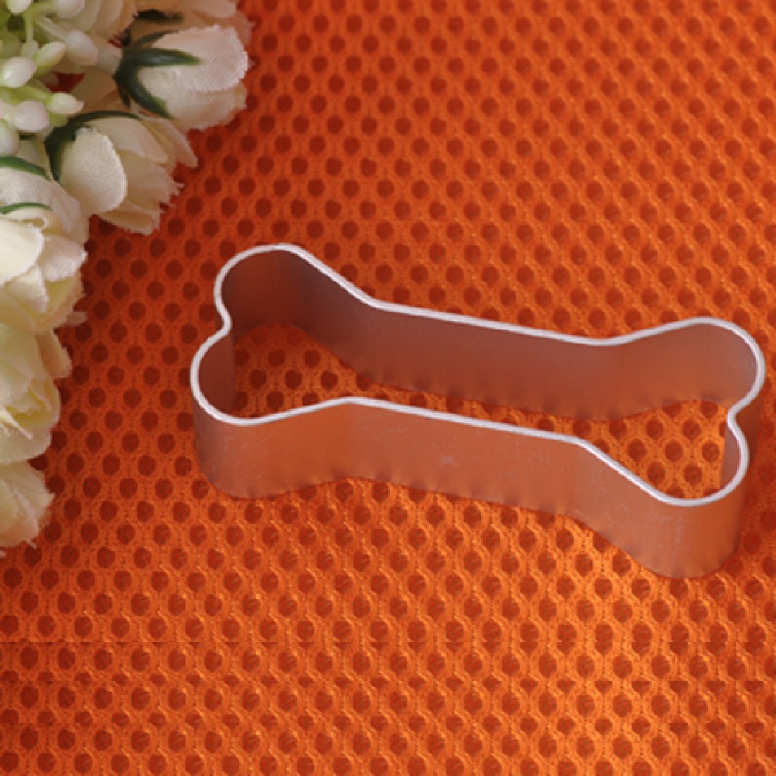 Aluminium Mold Dog'S Favorite Bone Shape Cookie Cake Decorating Alloy