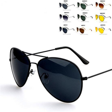2016 New Women’s Men’s Classic Aviator Silver Mirrored Lens Brown Gold Black Sunglasses —0592