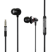 Newest Headset UMI VOIX Stereo Bass Headset 3.5mm In Ear Metal Earphones with MIC for Phone / Tablet / MP3 Length: 1.2m
