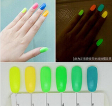 1pcs 7ml Luminous Nail Polish Fluorescent Light Glow in Dark Nail Varnish Wholesale Luminous Nail Oil