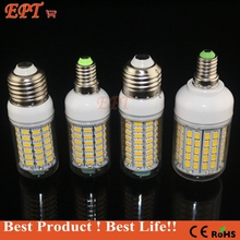 LED Bulb Lamp Led Lights E27 E14 220V/110V Led Light 24 36 48 56 69 72 96Leds Smart IC Drive 5730 Corn Bulb CE ROHS Lighting