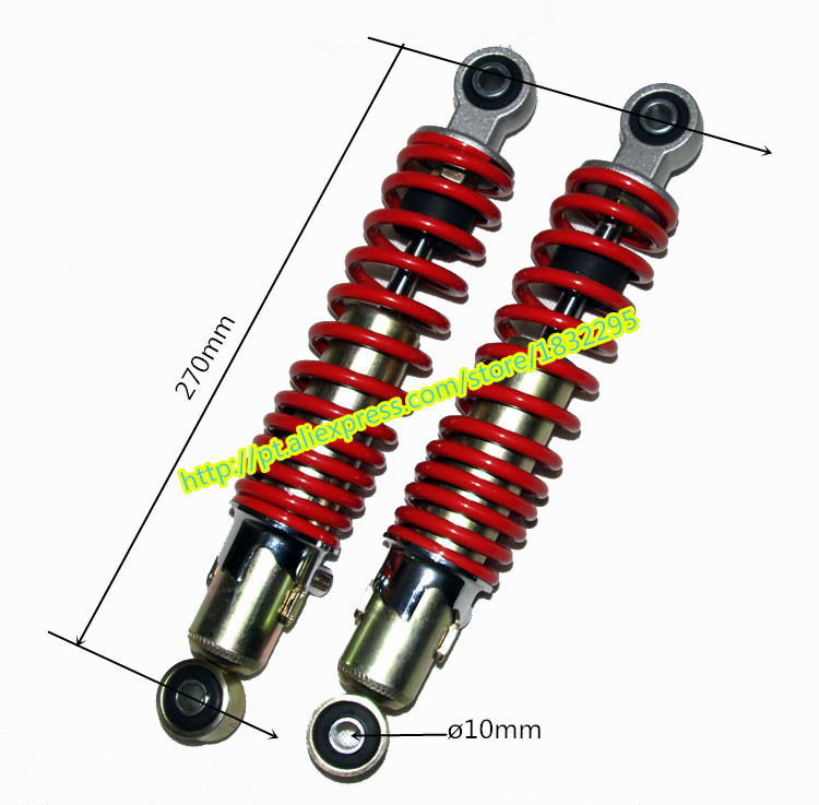 270 mm Motorcycle shock absorber electric Motorcycle rear shock absorbers rear suspension after shock absorption after the fork