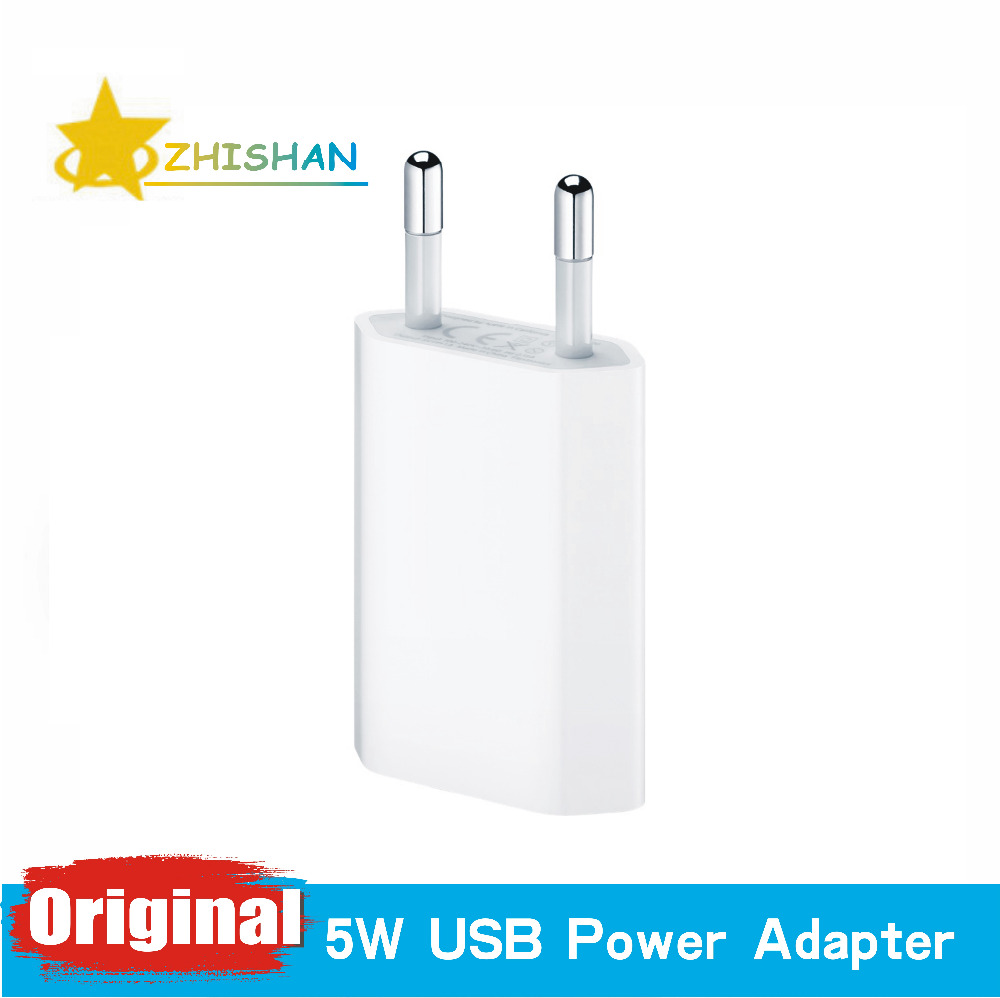 Genuine Original 5V 1A 5W USB Power USB Adapter AC Wall Travel Charger for iPhone 4