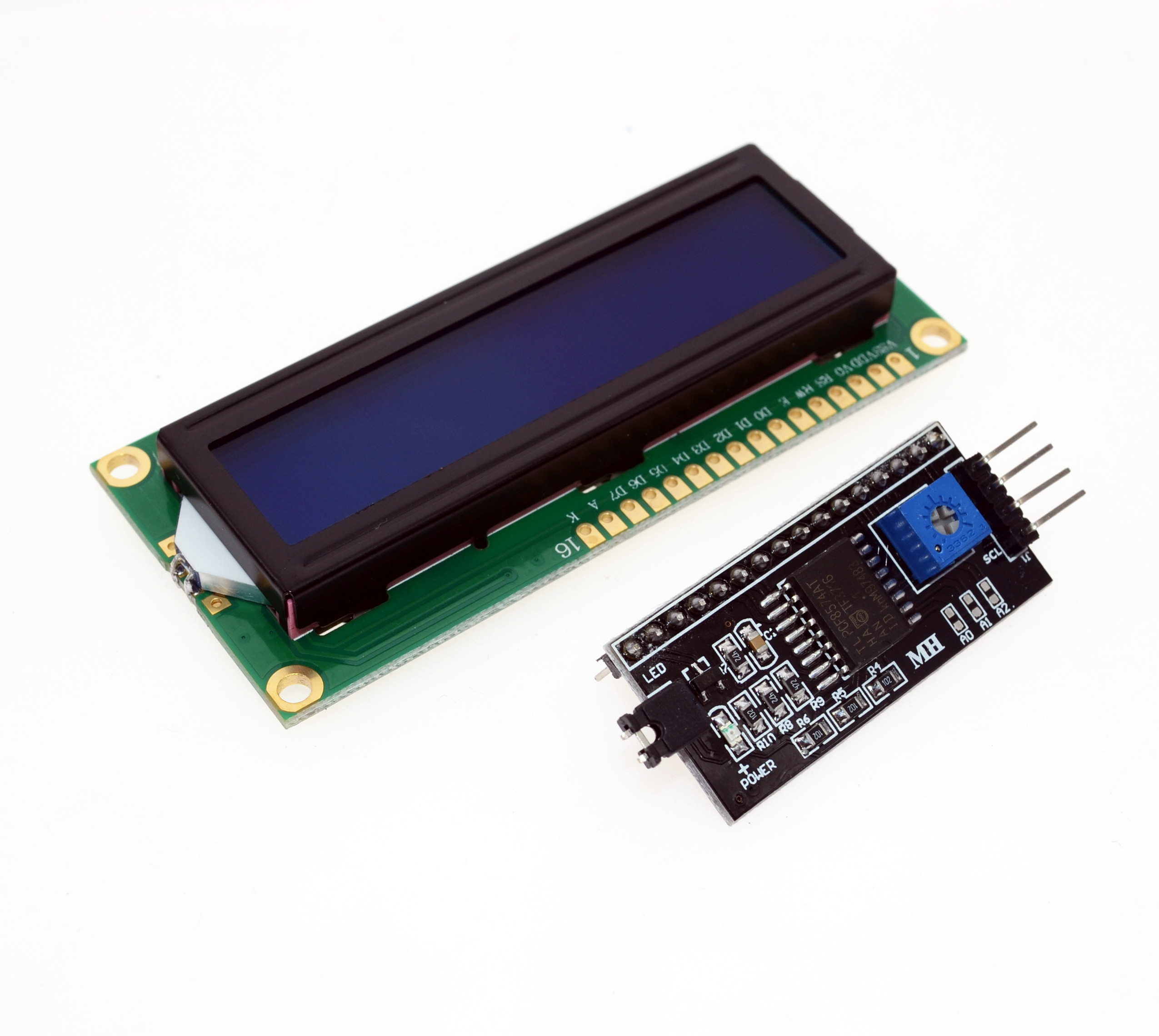 Display Lcd 16x2 Modulo I2c Interfaz De Conversion 84 00 En